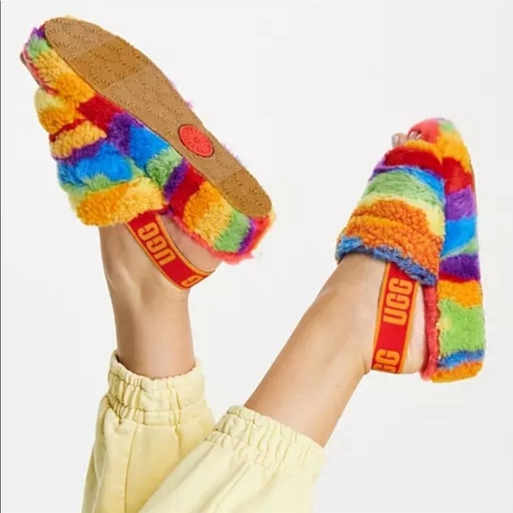 UGG Shoes - Fluff Yeah Slide Cali Collage
